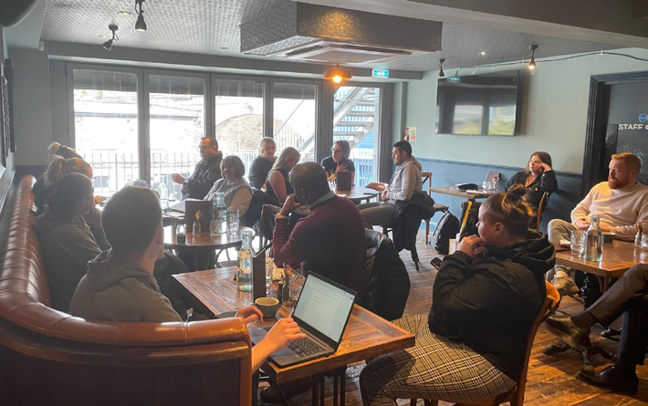 A Putney business networking event