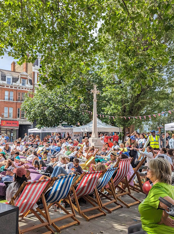 Outdoor event in Putney